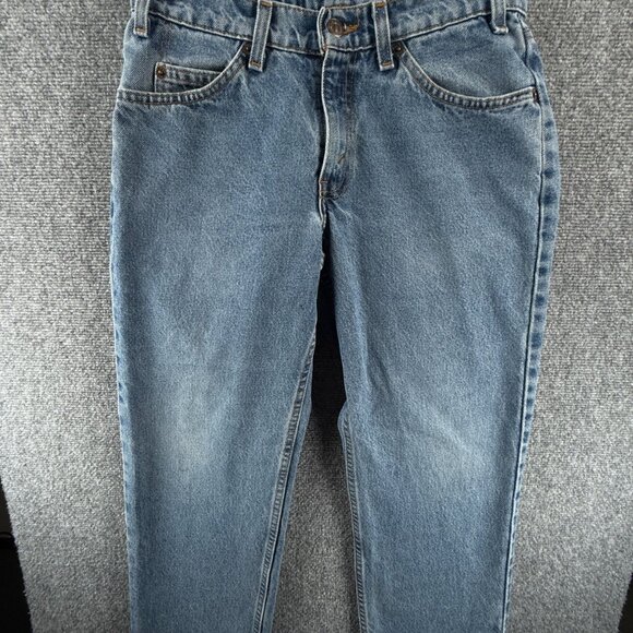VTG Levis 562 Orange Tab Light Wash Denim Blue Jeans 90s 80s ACTL 28X27.5 - Picture 1 of 16